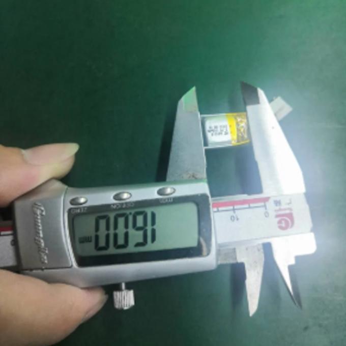 3.7V 105mAh Li‑ion Pouch Cell 681215 battery view 1