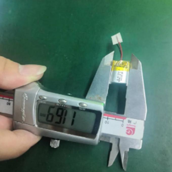 3.7V 105mAh Li‑ion Pouch Cell 681215 battery view 2
